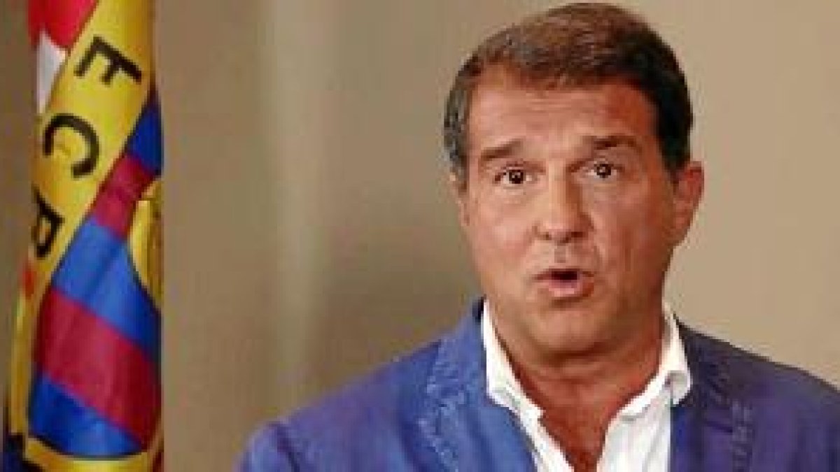 Laporta ya está en la escena azulgrana.