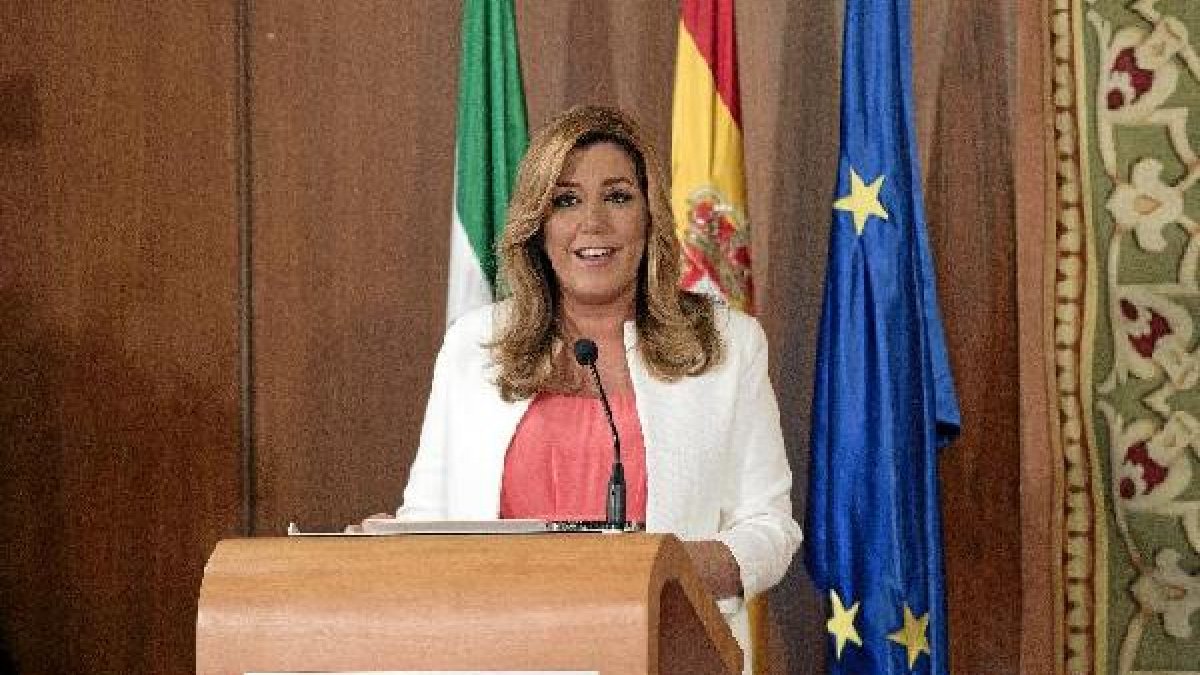 Susana Díaz tomó ayer posesión de su cargo como presidenta de la Junta.