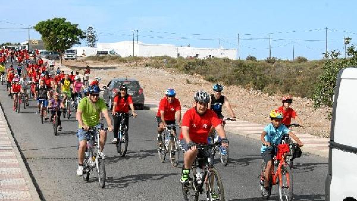 Primeros metros par alos participantes.