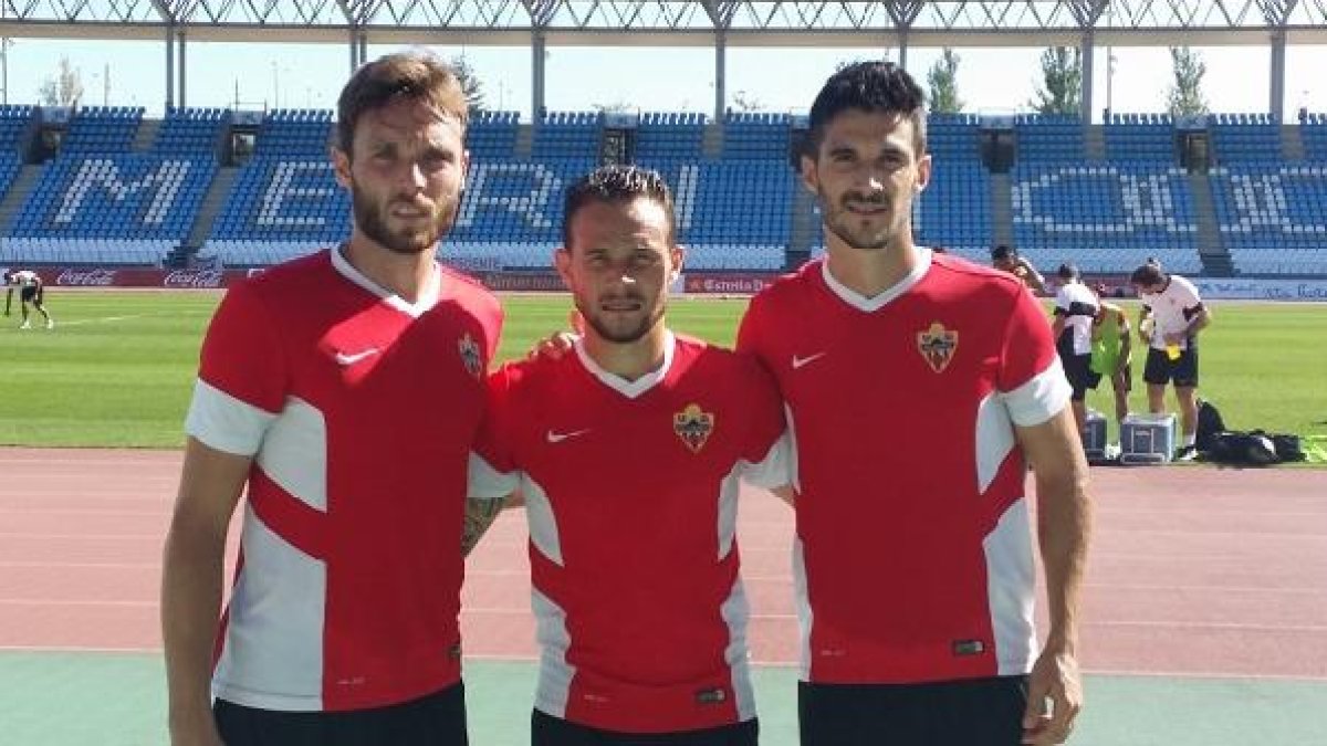 José Ángel, Iván Sánchez y Michel Zabaco.