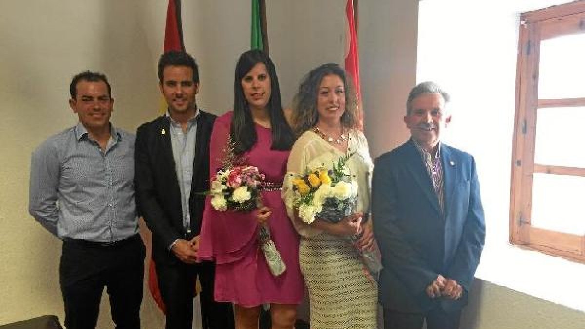 Los 5 concejales de AVL, de Izquierda a derecha, José Antonio Ramos, Agustín Cabrera, Almudena Morales, Sonia Cabrera y Justo Sánchez.