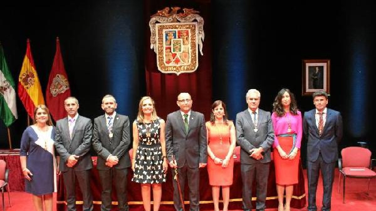 Equipo de Gobierno del PP de la nueva Corporación de Huércal-Overa.