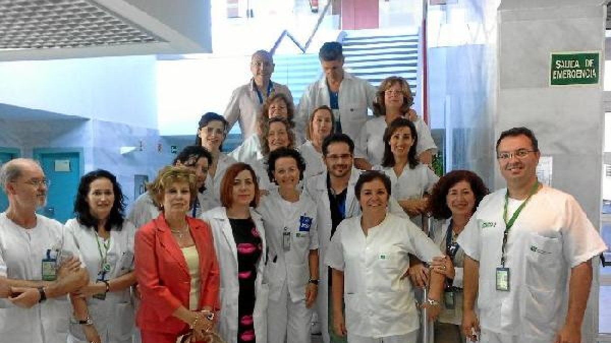 Algunos de los profesionales que trabajan en El Toyo