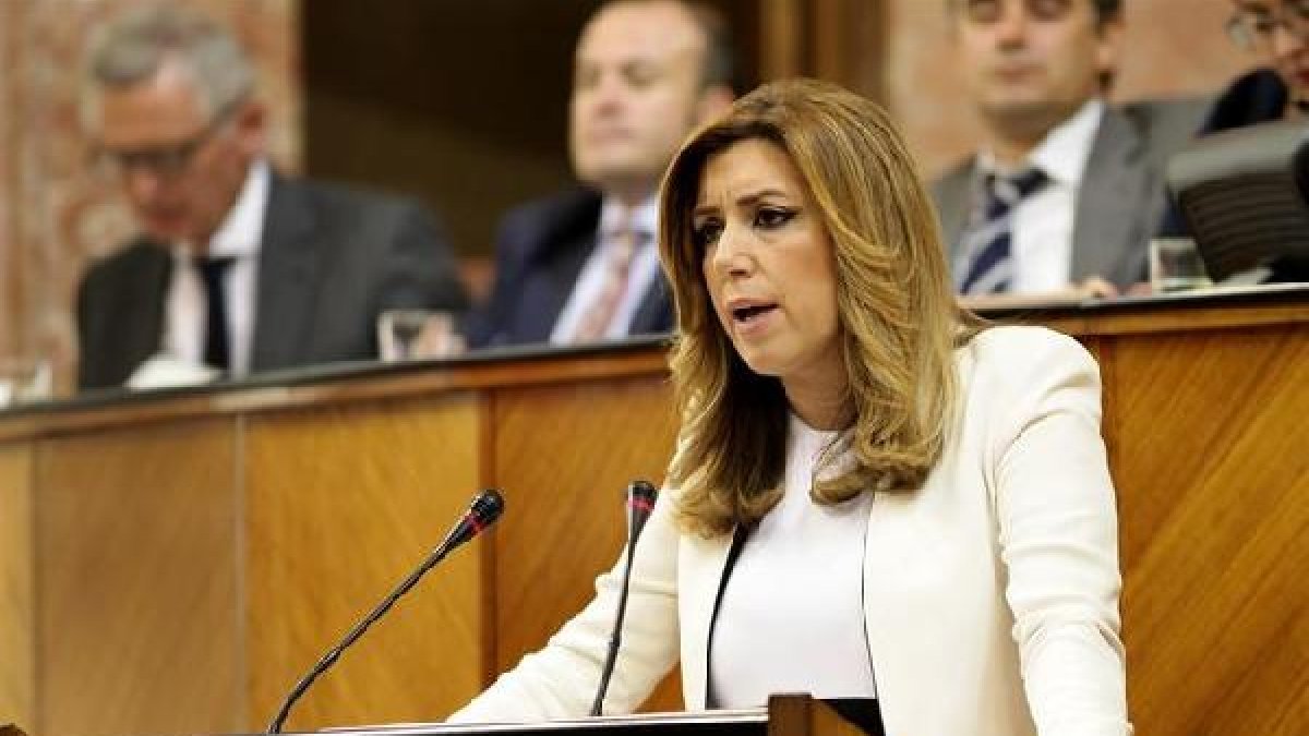 Susana Díaz ha recibido esta tarde el respaldo del Parlamento como presidenta de la Junta.
