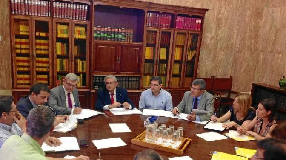 Reunión de la Comisión Provincial de Seguimiento del PFEA, celebrada ayer