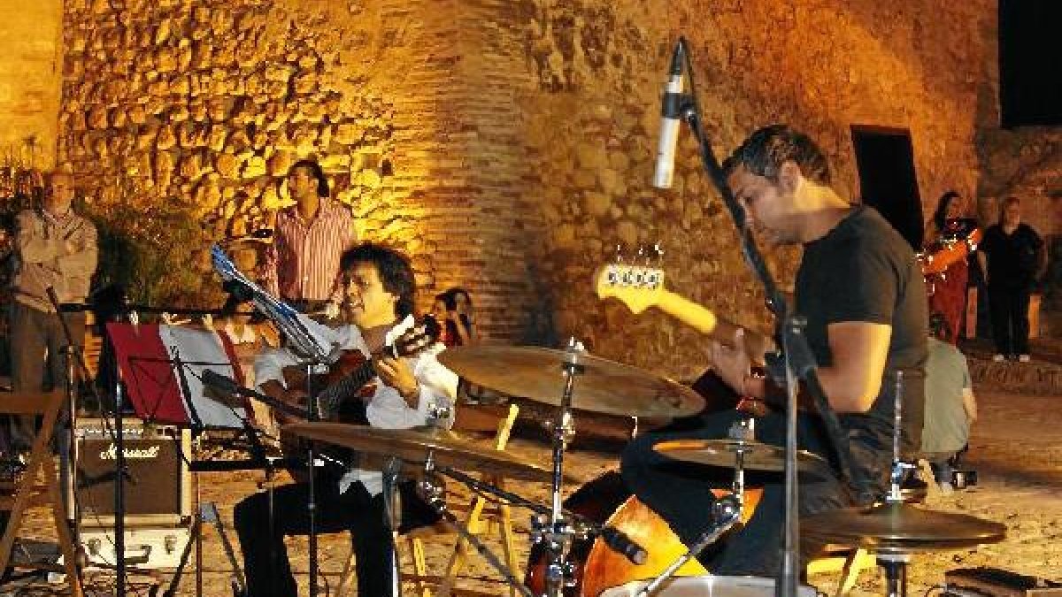 Concierto nocturno celebrado en la Alcazaba en 2013.