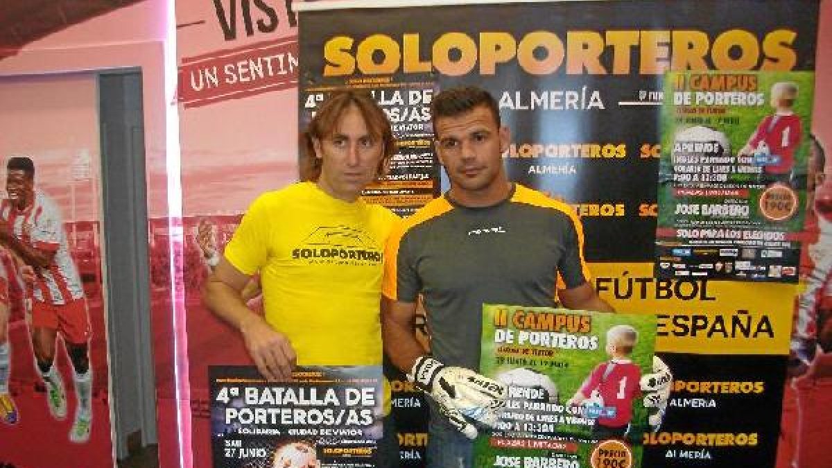 Barbero y Dona en la puesta de largo de la Batalla de Porteros.