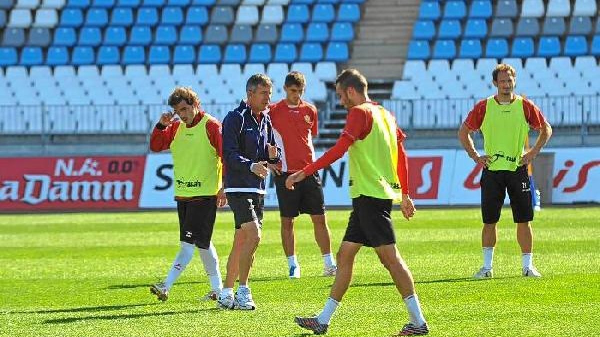 Lucas Alcaraz y Aleix Vidal juntos en un entrenamiento.