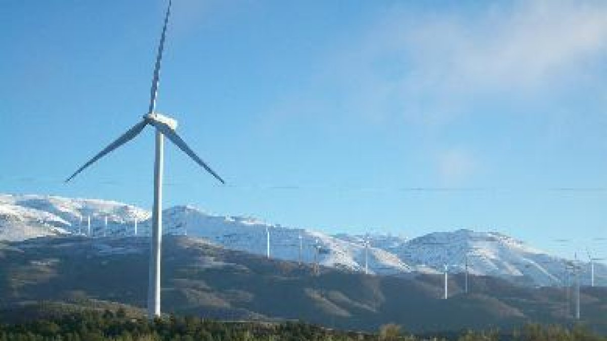 Uno de los molinos en Las Tres Villas