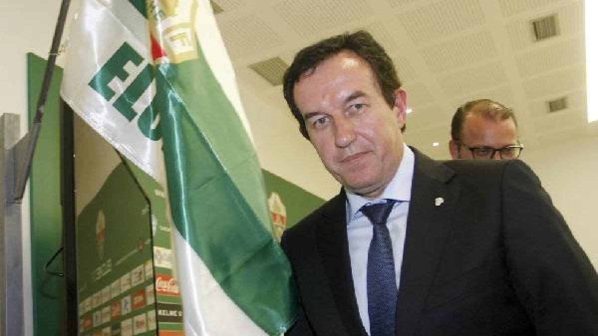 El presidente del Elche, Juan Anguix.