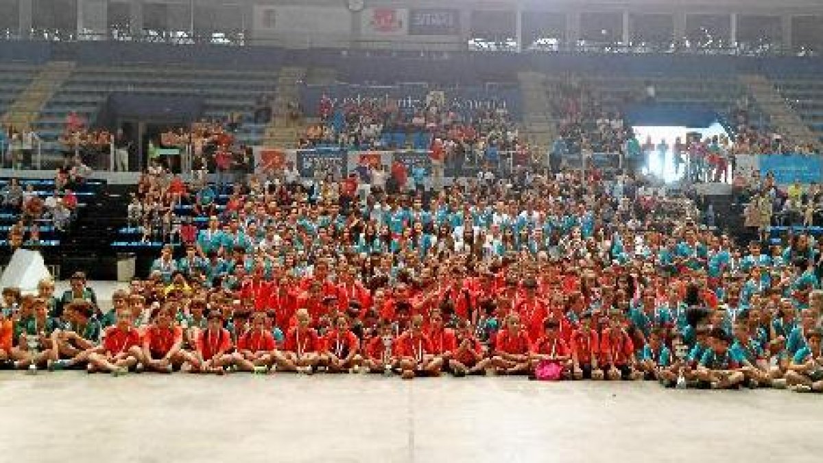 El nbalonmano almeriense puede presumir de su gran cantera.