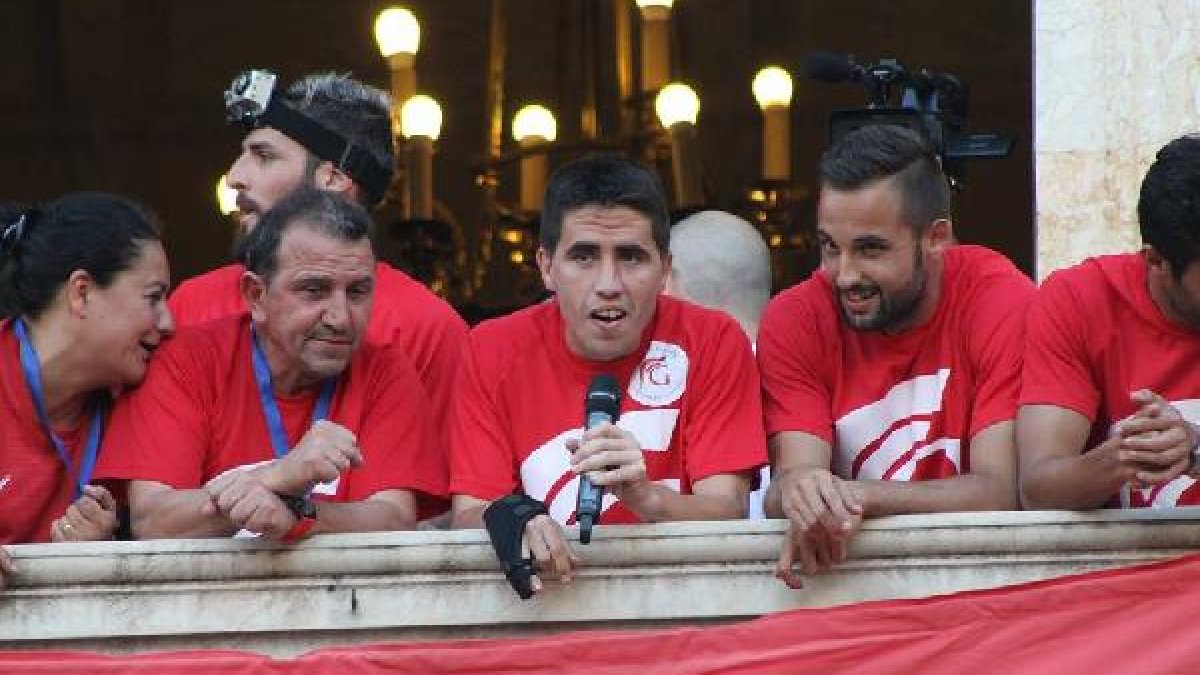 Cristóbal es todo un ídolo en Tarragona.