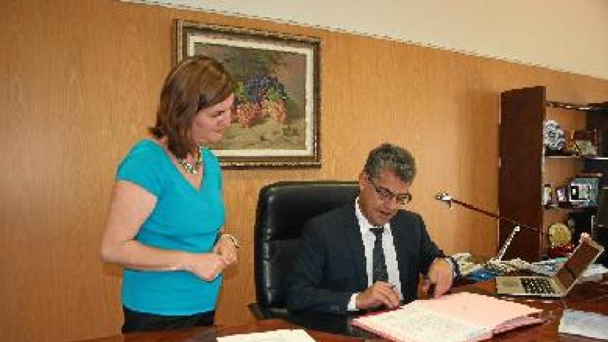 Rodríguez, en su despacho.