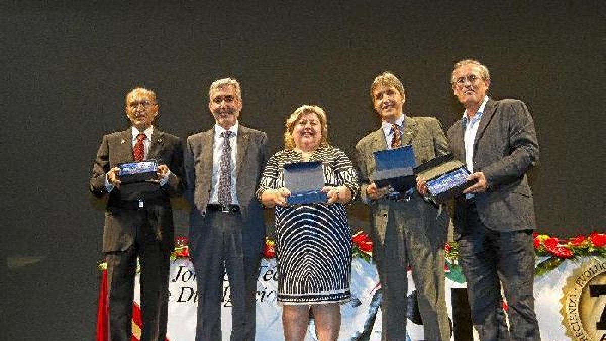 Protagonistas de la gala del 70 aniversario de CASI.