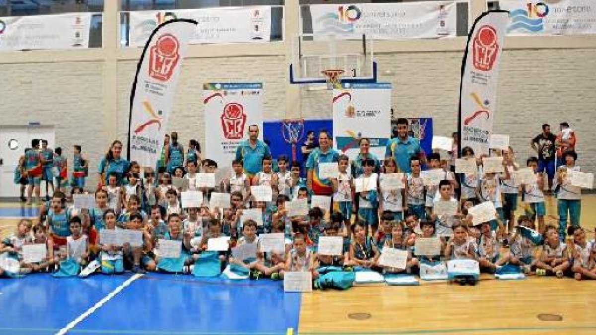 Los componentes del pequebasquet.