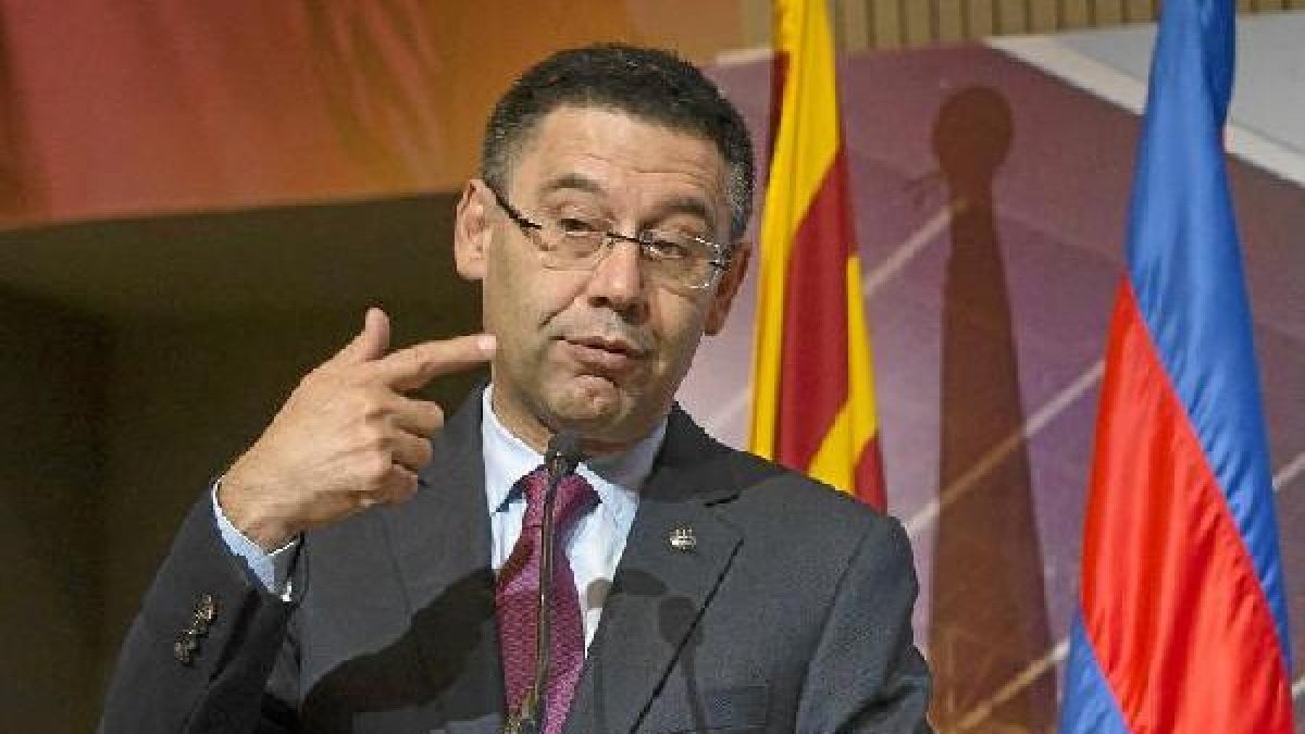 El presidente del barça dio su opinión sobre el tema del himno.