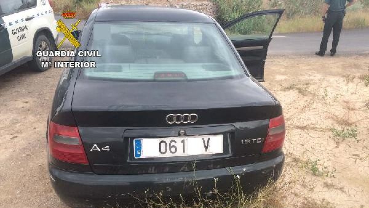 Vehículo detectado en la operación