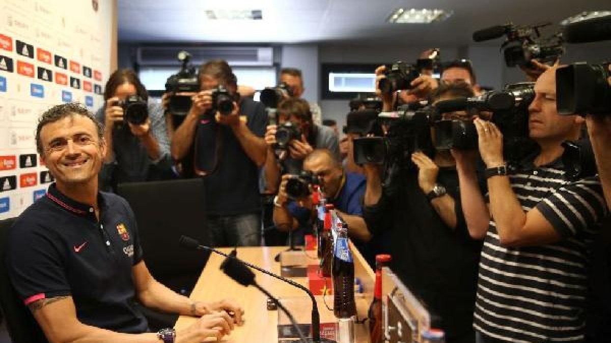 El técnico del FC Barcelona, Luis Enrique.