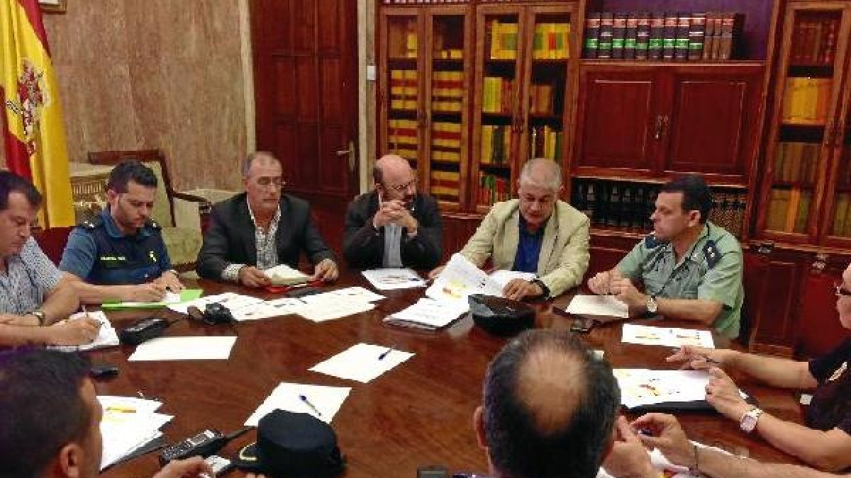 Reunión de coordinación de la OPE ayer en Almería