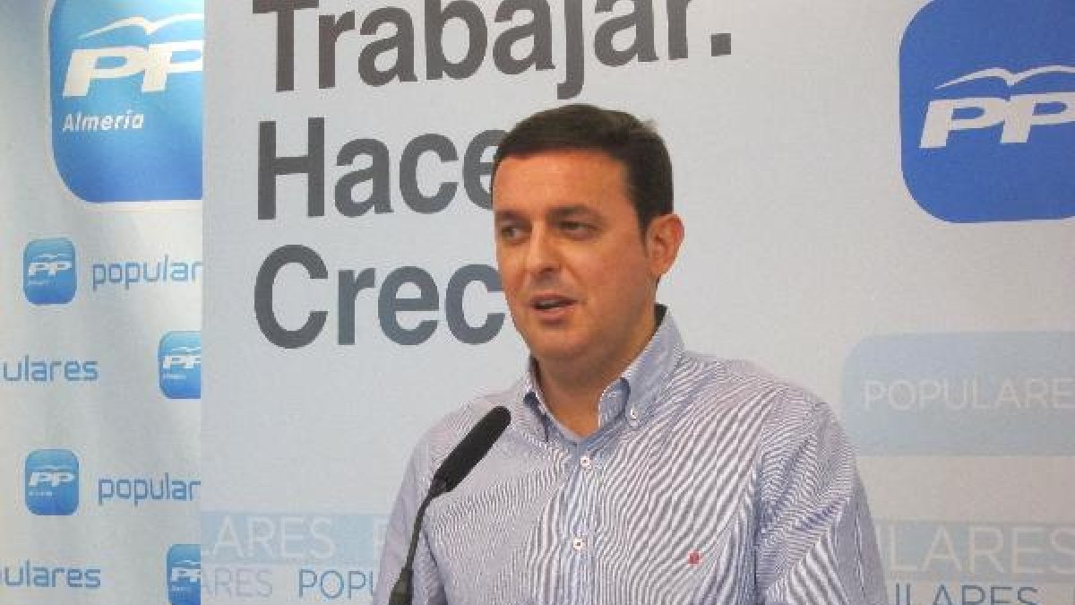 Javier Aureliano García, secretario general del PP en Almería.
