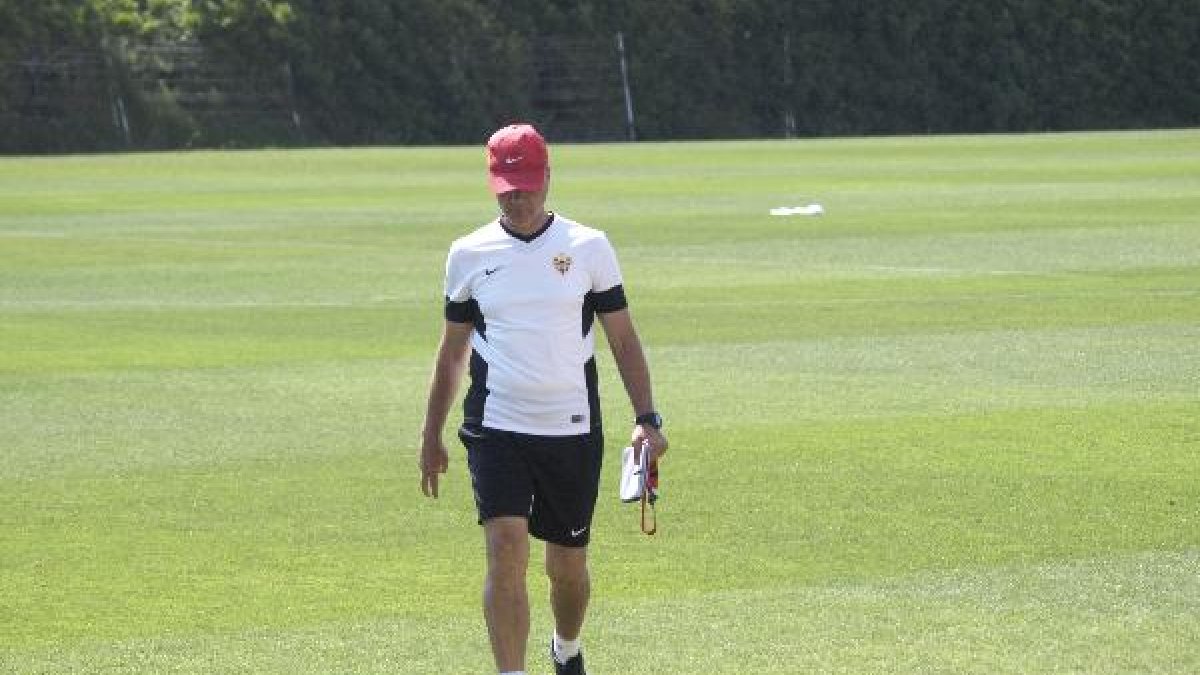 Miguel Rivera este miércoles en La Vega.