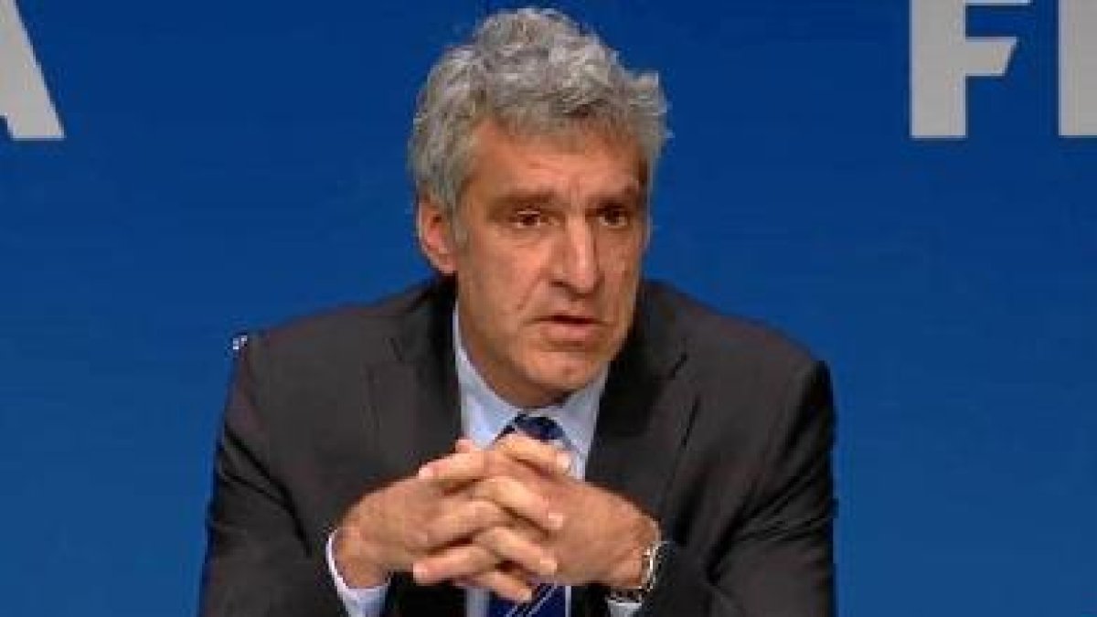 El director de Comunicaciones de la FIFA, Walter De Gregorio