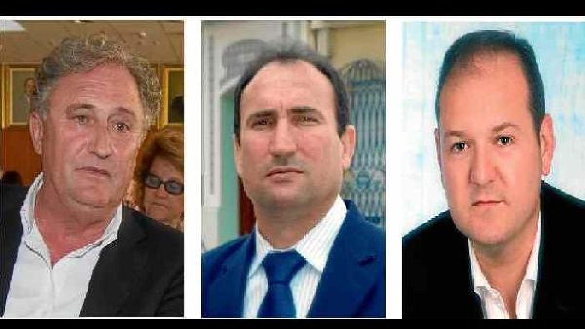 Jesús Caicedo, Indalecio Modesto y Antonio Fernández