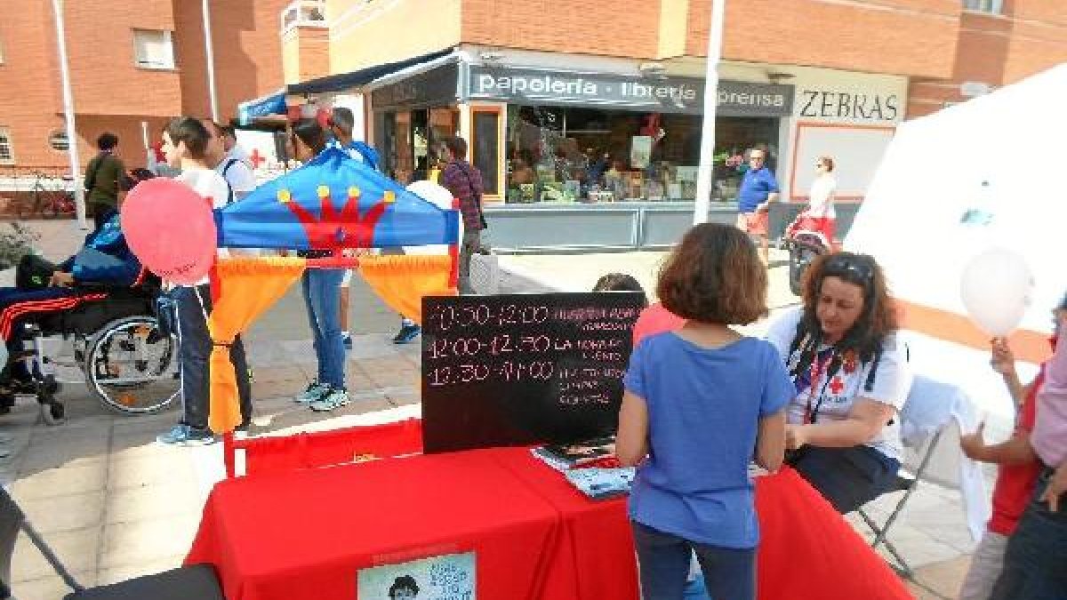 Actividades que realizó Cruz Roja y en las que colaboró la librería Zebras.
