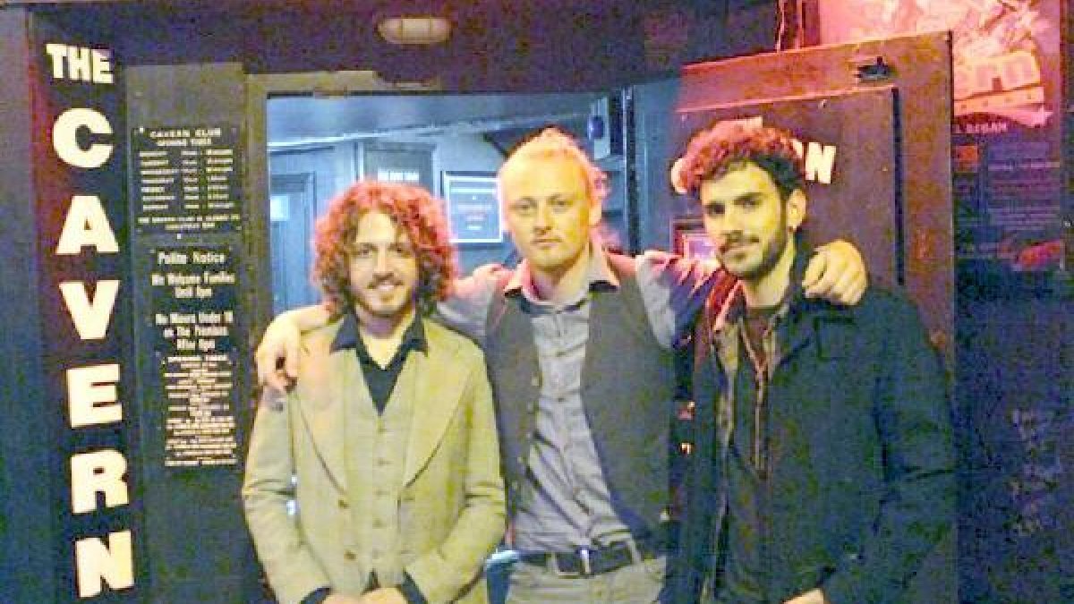 Los componentes del grupo con Diego Haro a la derecha