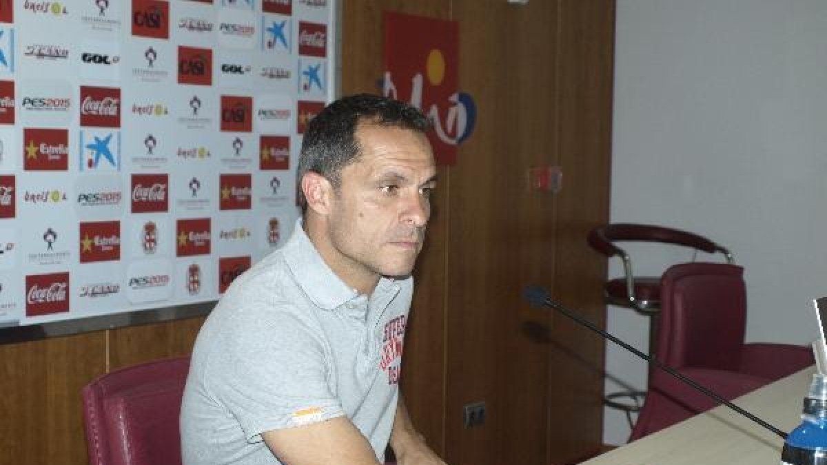 Sergi, este viernes en rueda de prensa.