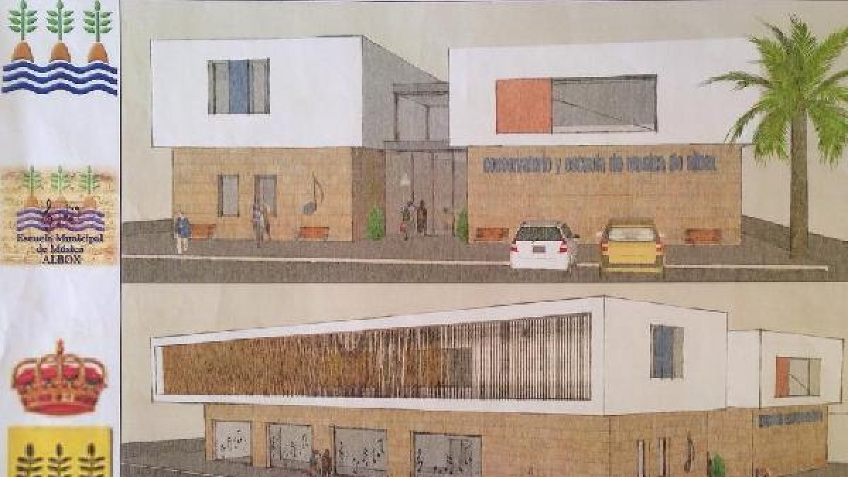 proyecto del edificio que albergará el Conservatorio y la Escuela de Música