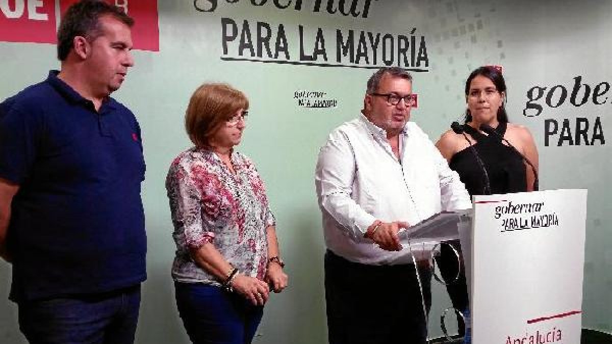 Manolo García, esta mañana en rueda de prensa.