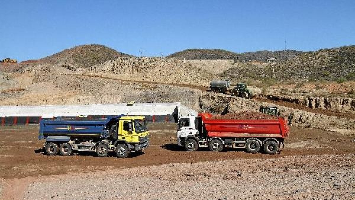 Una planta de hormigón en Almería