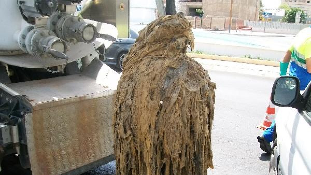 Atasco en canalizaciones.