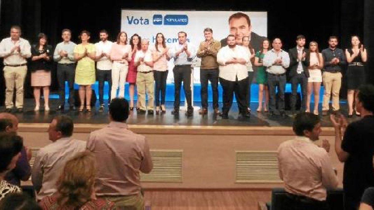 Presentación de la candidatura del PP.