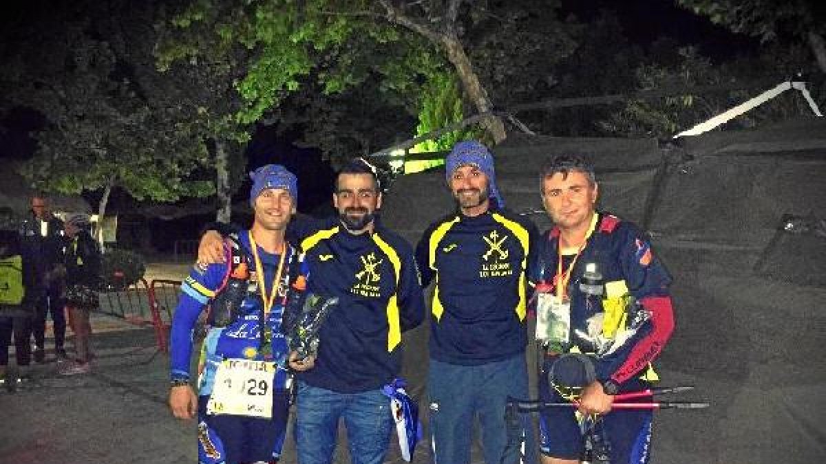 Parte de la expedición almeriense que participó en Ronda.
