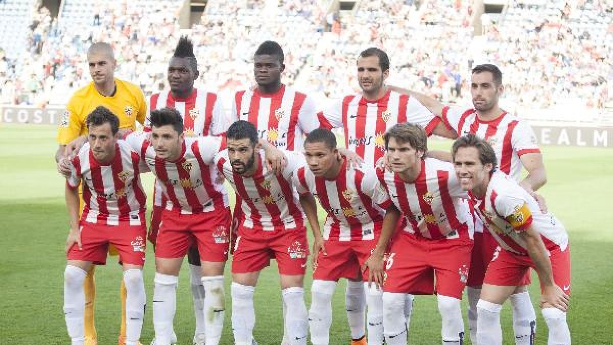 El once del Almería.