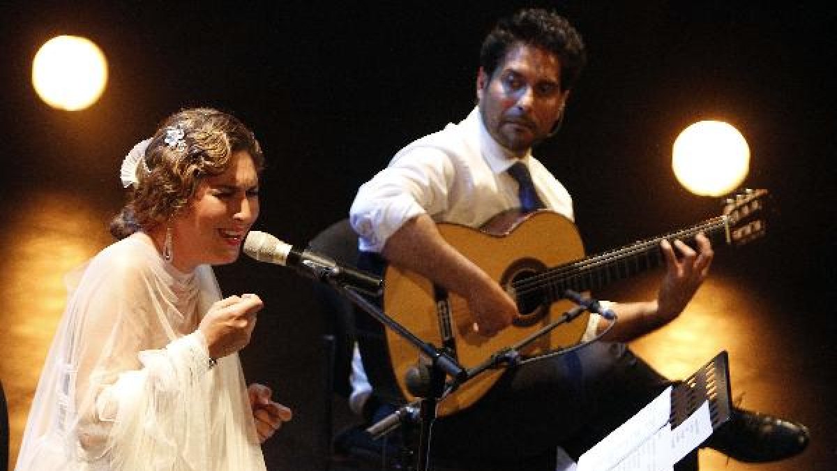 Instante de su concierto