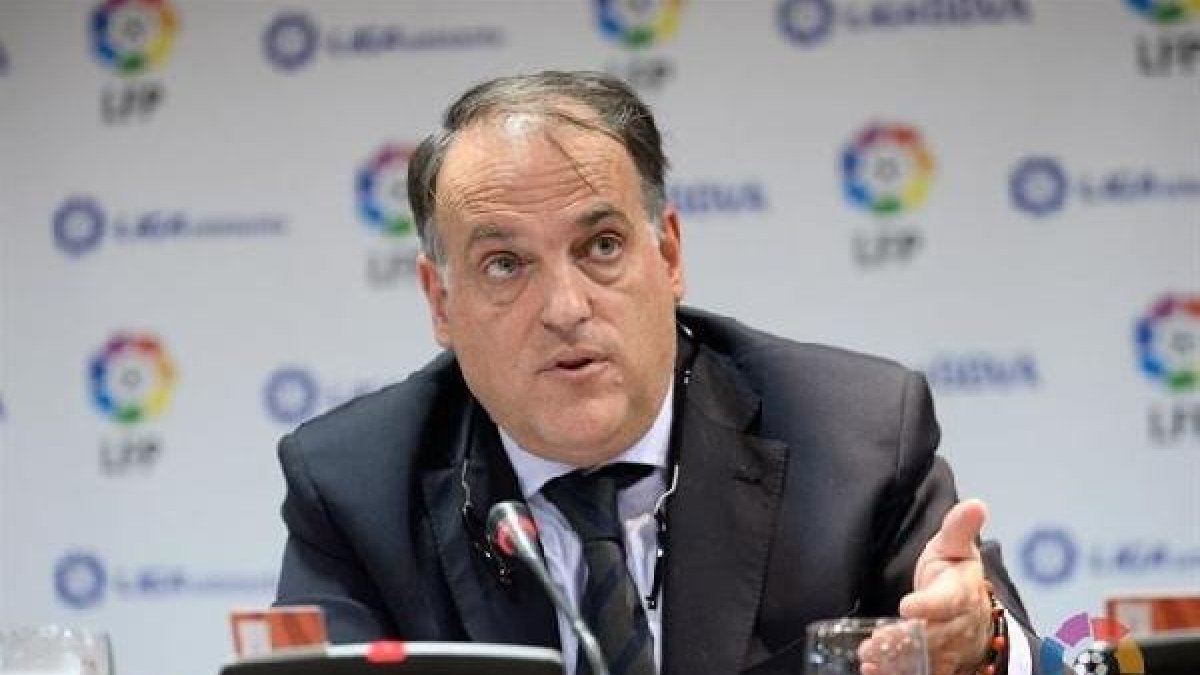 Javier Tebas, presidente de la LFP.