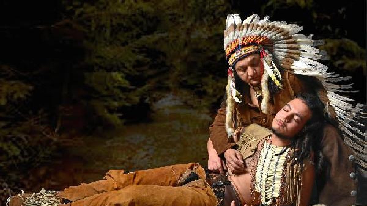 Reinterpretación de Rembrandt en clave western.