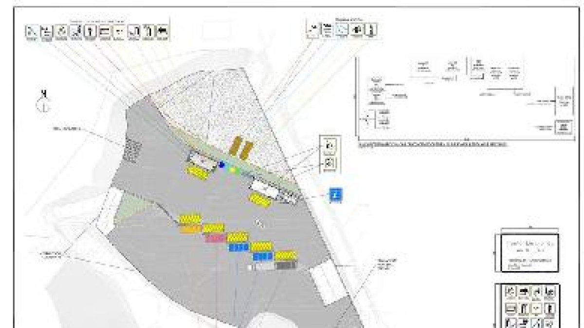 Plano del punto limpio que se construirá en Arboleas