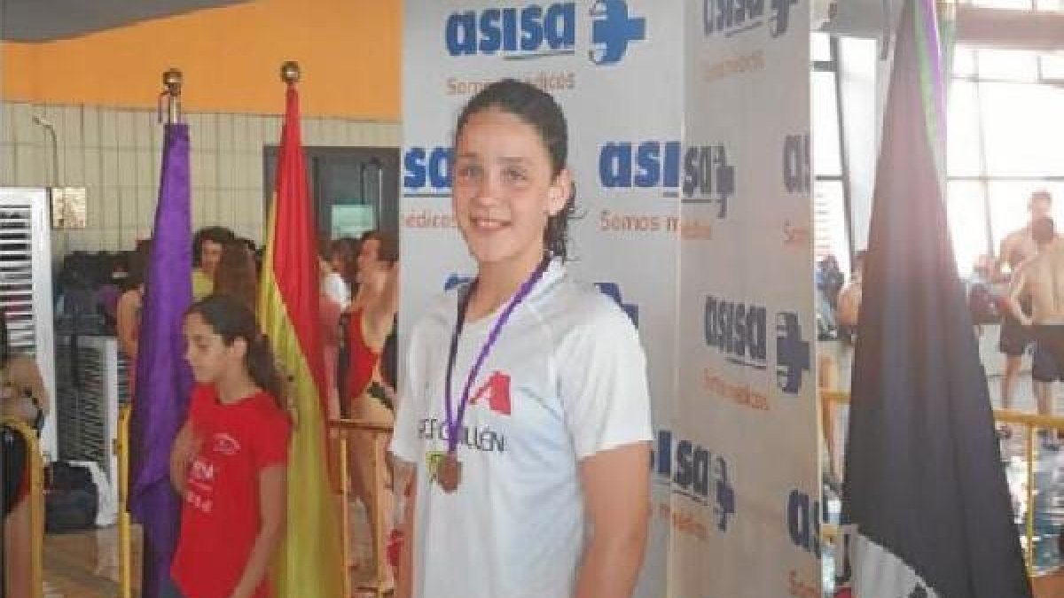 La nadadora María García Vázquez.