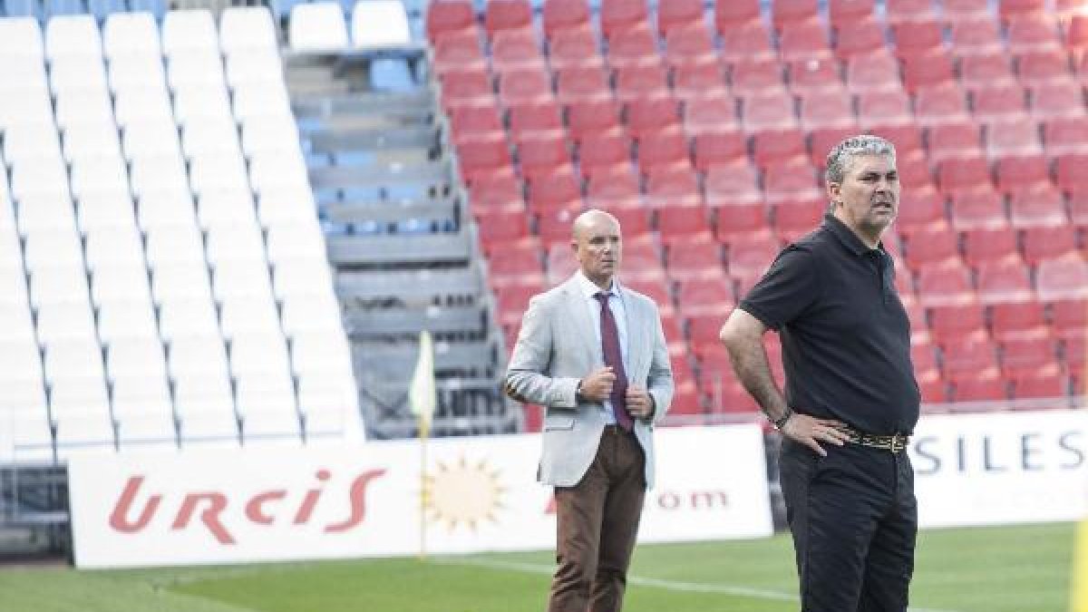 Joseba Aguado y Miguel Rivera en el Mediterráneo.