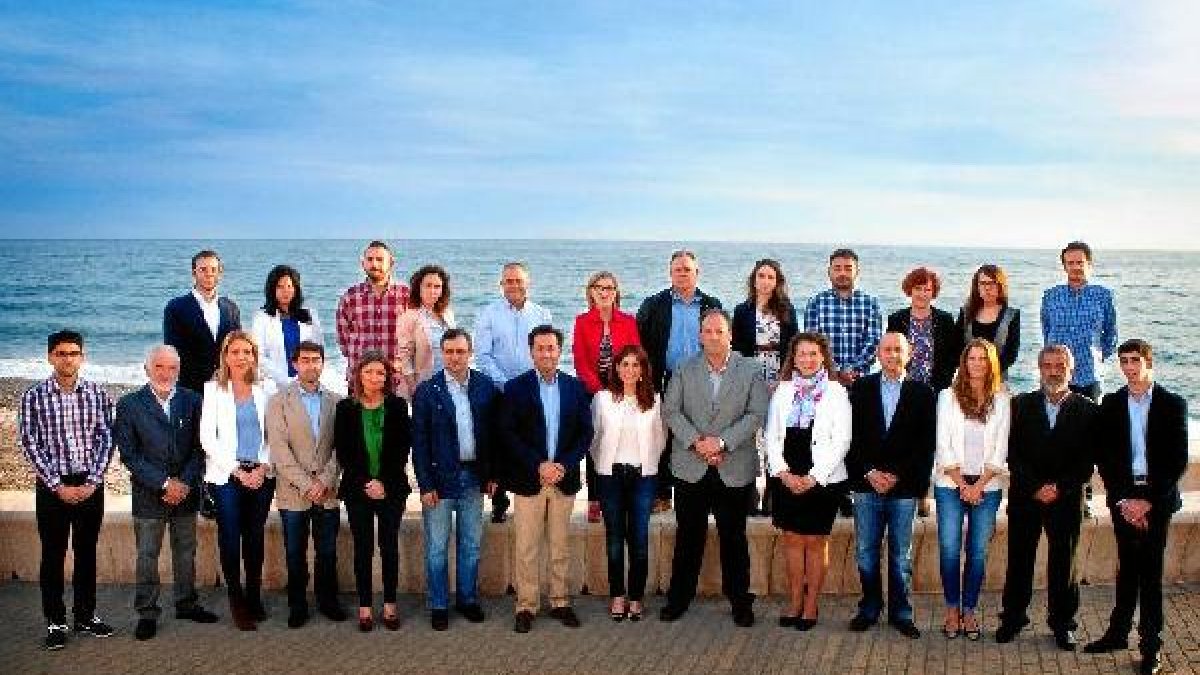 Integrantes de la candidatura del PP.