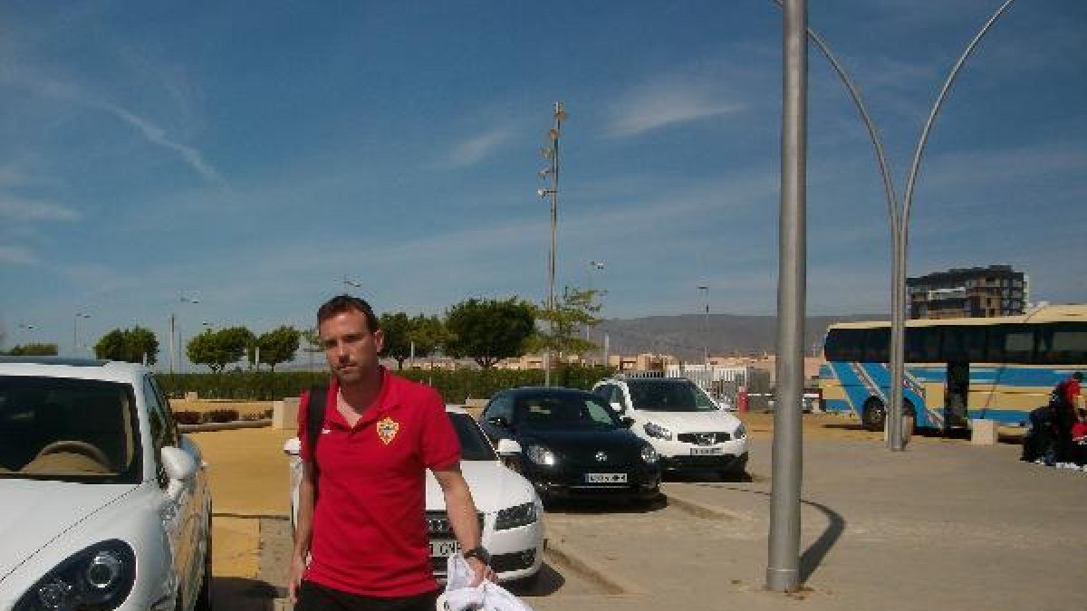 Mané, nada más llegar de Madrid este jueves.