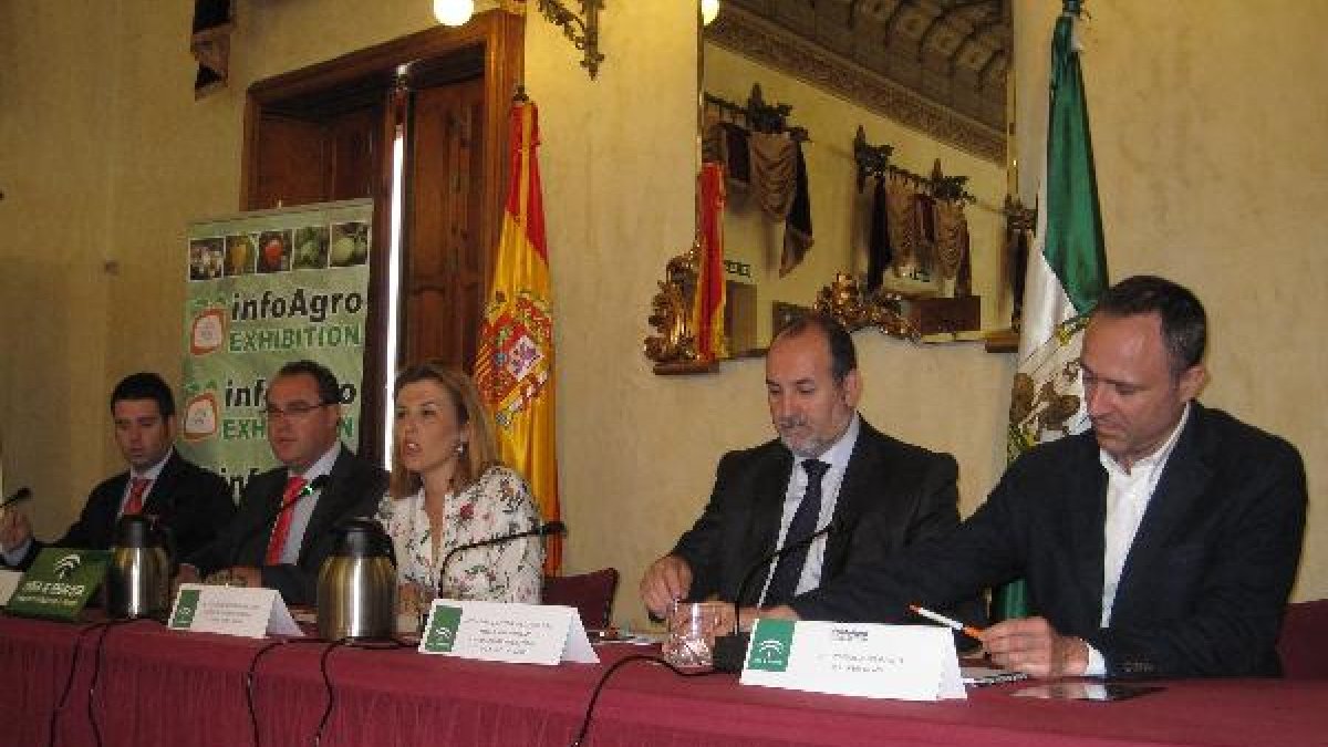 Presentación de Infoagro Exhibition en la Junta de Andalucía.