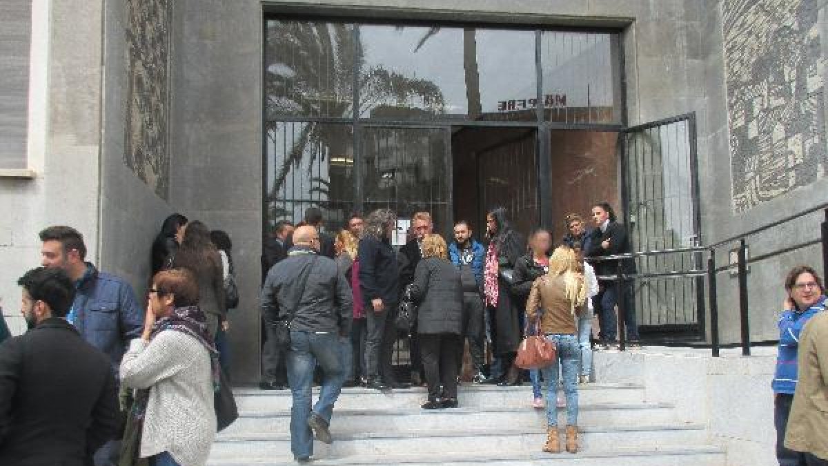 Familia de la acusación en la Audiencia de Almería