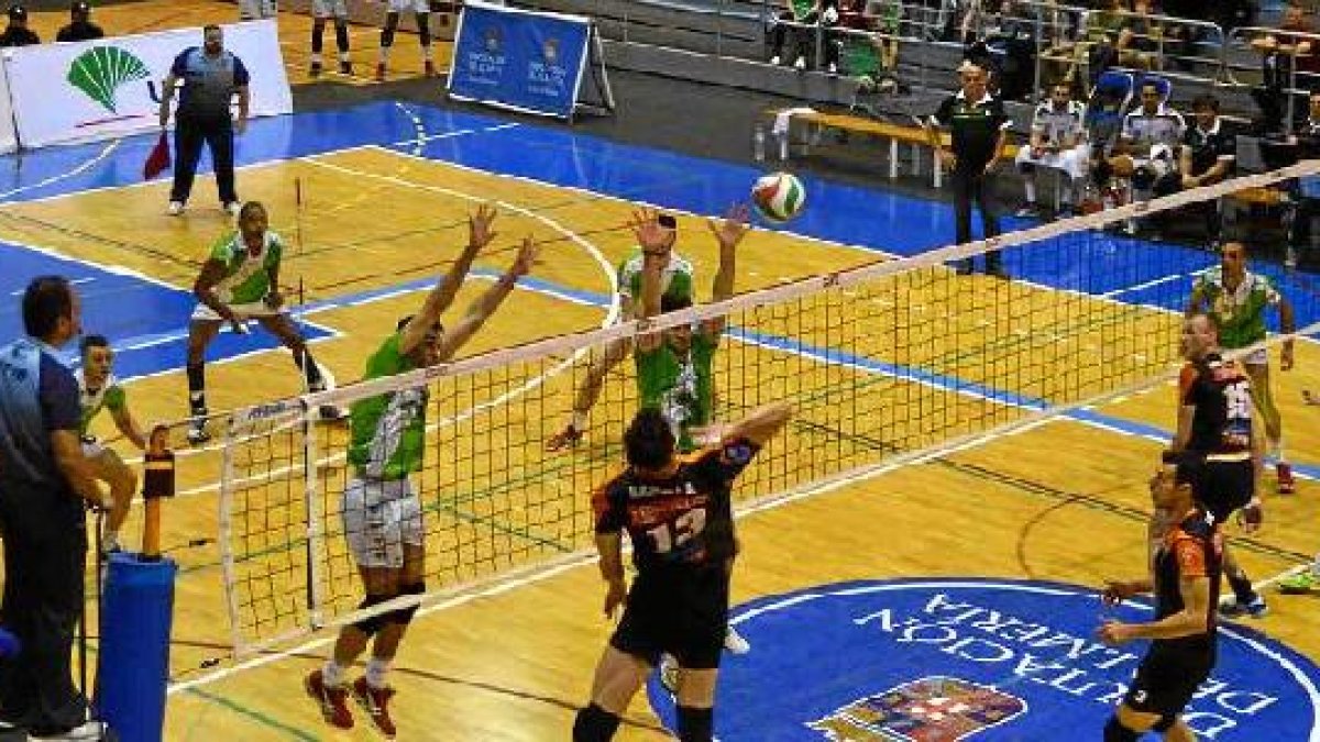 Jesús Bruque en un bloqueo ante Teruel.