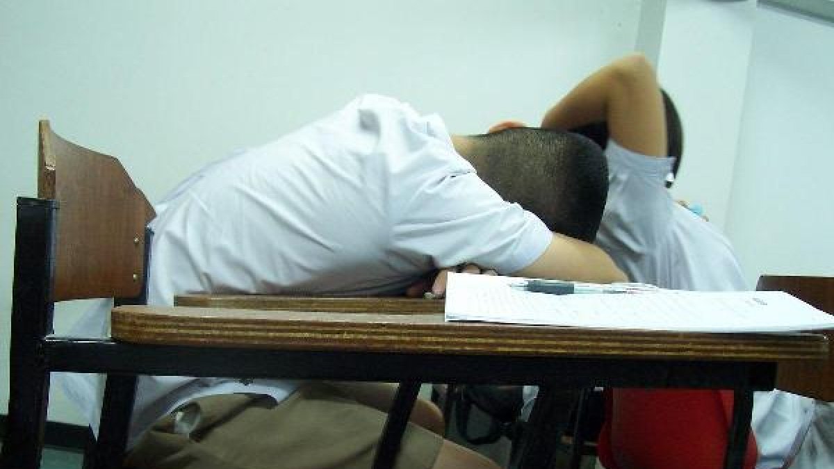 Jóvenes en un aula en una imagen de archivo.