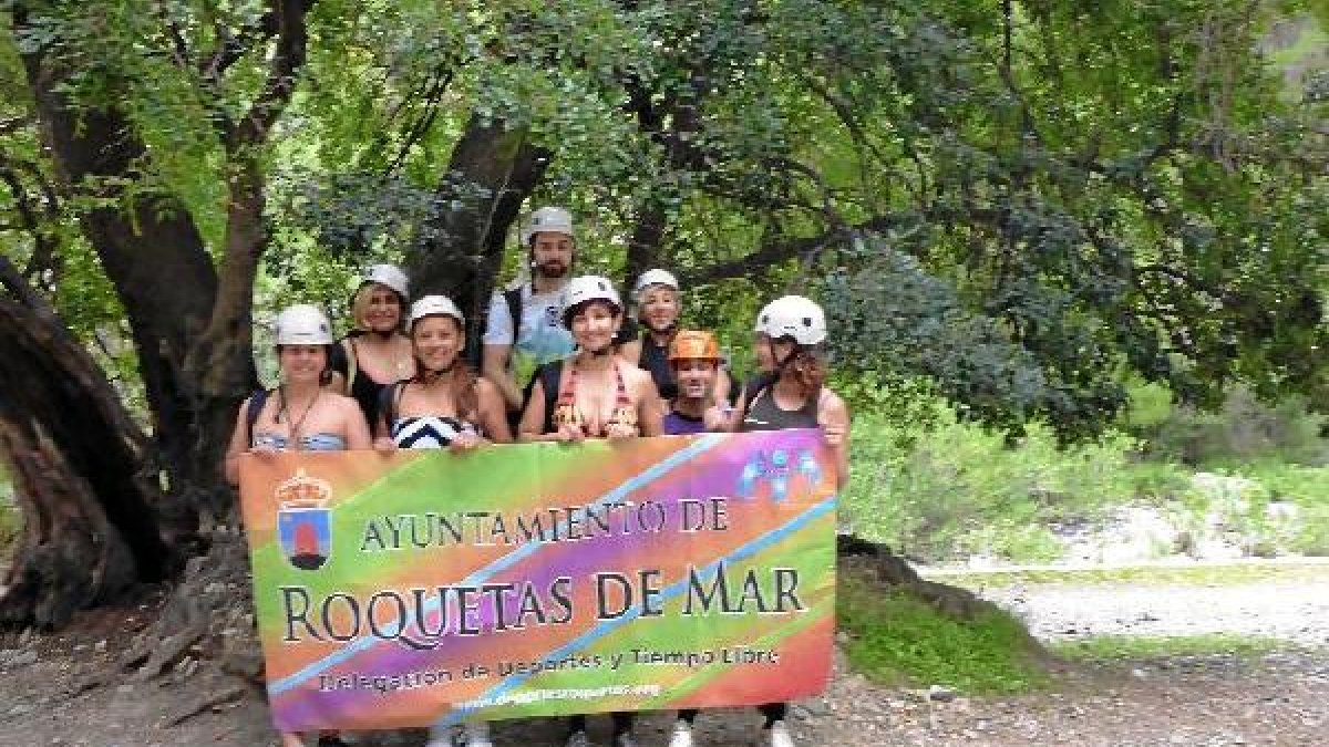 Un grupo de participantes.